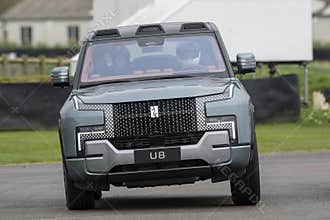 BYD Yangwang U8 SUV on track at the Goodwood Motor Circuit
