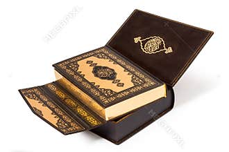 Holy Quran Book - clipping path