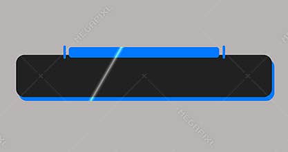 Cool and modern designed lower third in high-resolution. Blue and Grey colored lower third.