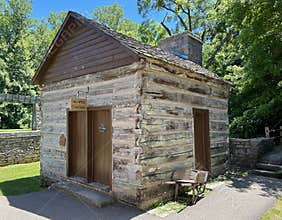 1800 The Mill Office and Print Shop in Spring Mill State Park