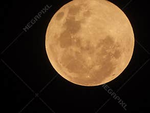 Beautiful full moon in Ramadhan Kareem