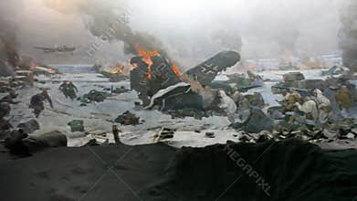 Artistic panorama Defeat of the Fascists Armies at