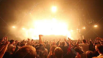 Light show on Global Clubbing Mind Games in