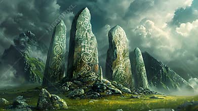 Legend has it that anyone who can decipher the hidden messages carved into the stones will gain ultimate knowledge and