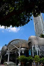Futuristic Ion Orchard shopping mall: Singapore