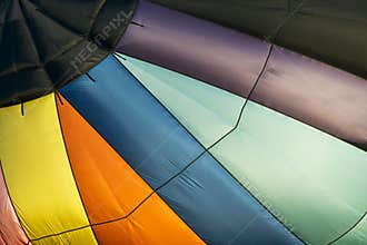 Abstract Hot Air Balloon Background, Colors