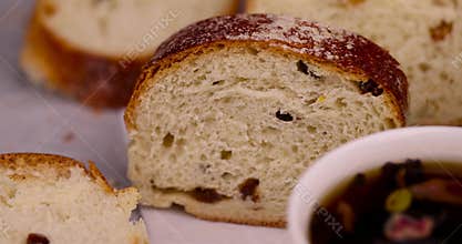 soft delicious and sweet bread with added raisins