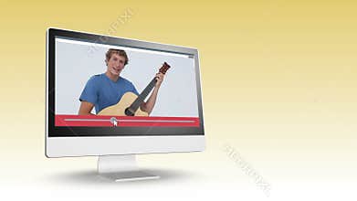 Video of teens on a computer