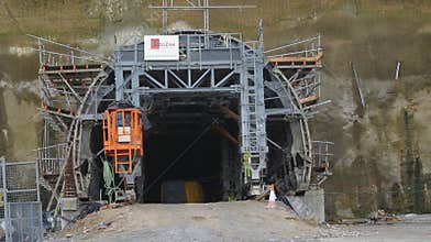 Construction of a railway tunnel for the AVE line, Rante ,December 14, 2026
