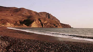 Beautiful Crimean landscape near cape Meganom