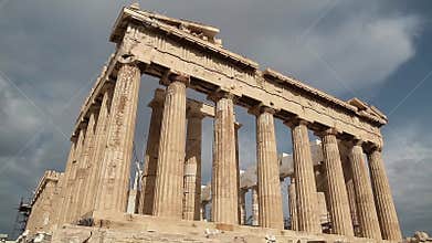 Parthenon - antique temple in Athenian Acropolis in Greece