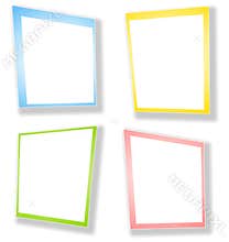 Abstract Rectangle Frames Borders