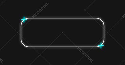 4K Sci-fi designed neon HUD lower third. HUD callout titles with copy space.