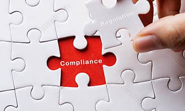Image of Puzzle with Compliance and regulation