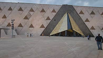 Giza, Egypt- July 26 2025: The Grand Egyptian Museum also known as the Giza Museum