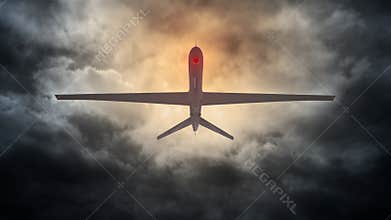 An unmanned drone