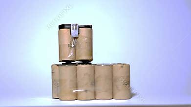 Old Corroded Battery from Rechargeable Ce