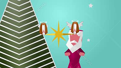 Three Wise Men - Merry Christmas and Happy New Year