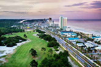 Panama City Beach, Florida, view of Front Beach Road