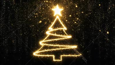 Christmas Tree Neon Light Art