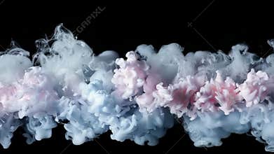 Texture thick smoke for design natural abstract color background