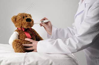 Teddy bear examination