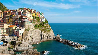 Picturesque view of Manarola