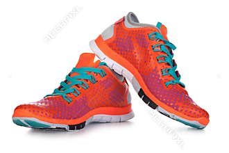 Orange Sport shoes