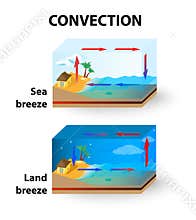Convection. Land Breeze and Sea Breeze