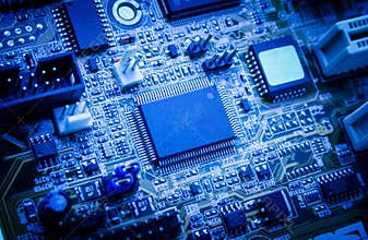 Electronic circuit board.