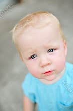 Adorable one year old boy
