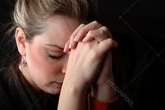 Woman praying