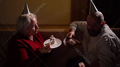 husband and wife celebrate birthday