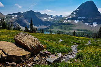 Hidden Lake Trail, Glacier National Park, Montana, USA