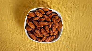 A Bowl of Roasted Almonds