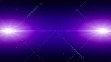 Lens flare light flash back