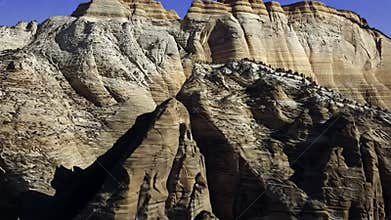 Majestic Sandstone Cliffs of Zion National Park