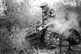 ATV in action, having fun