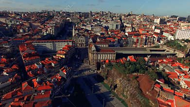 Porto Skyline At Porto In Porto District Portugal.