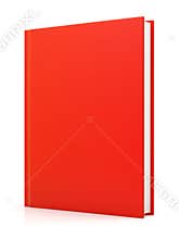 Red book isolated