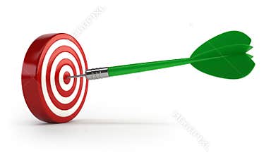 Dart and the target