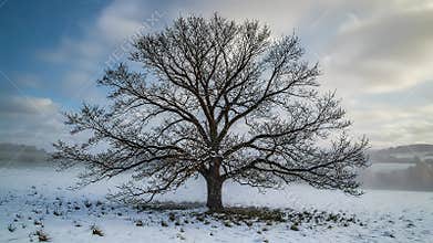 Seasons Changing Through a Single Tree