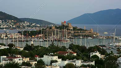 Bodrum, famous holiday destination in turkey, timelapse, HD