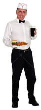 Retro Soda Jerk Burger Fries Coke Isolated