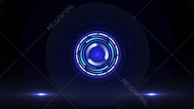 Circle light glow
