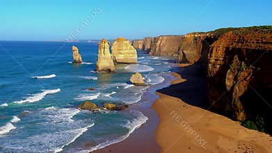 Twelve Apostles Victoria Coast Australia 4K Video