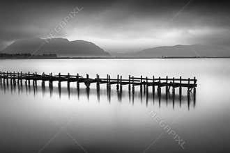 The old pier in Mesolongi lagoon