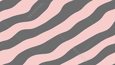Abstract Pink and Gray Wavy Lines Background