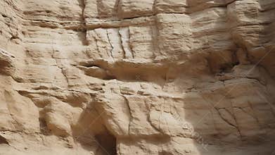 Eroding canyon wall showing desert rock textures