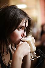 Latte coffee